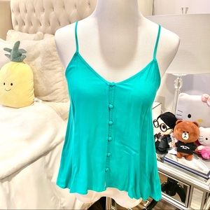 Kimchi Blue Bright Turquoise Top